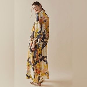 Spell Tyler Maxi Kimono Charcoal size S/M